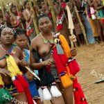 Some 50 000 Young Half-naked Swazi Editorial Stock Photo