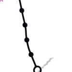 5 Ribbed Balls Anal Beads with Super Climax Pull Cord