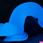 Lovetoy Lumino Play Glow In The Dark Dildo Clear 19cm