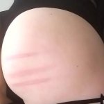 Sarahs severe 50 stroke caning