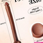 Extra Long Dildo Penis Built-in Keel Butt Plug Anal G Spot Deep Massager Sex Toy