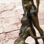 Western Bronze Nude Woman Sculpture for Home Decor