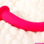 Bend Over Pink Dildo 7in