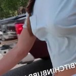 Candid Braless Voyeur