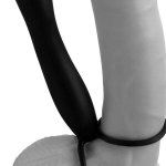 Fetish Fantasy Elite Double Trouble Silicone Male Strap On Dildo Waterproof 6 Inch Black
