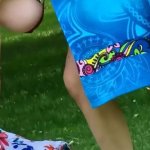 Voyeur Cam. Busty Bombshell Flashing Huge Tits in Public Park