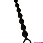 Get the Black Silk Large Anal Beads Only at Castle Megastore