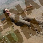 Estuary Mud Girl Playing in the Nude: