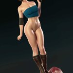 Jill Valentine Statue 3D-Printed Kit