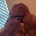 BBW getting pounded by stuffed animal