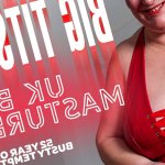 Big tits and a nice ass! Busty Temptation solo masturbation video!