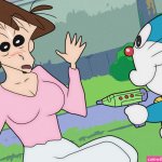 Misae Nohara and Doraemon by eldocrates on DeviantArt