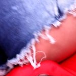 Hot Lap dance in Short Jeans Made me Cum through Underwear