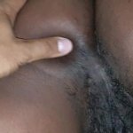 Playing with a PERFECT and HAIRY EBONY TEEN PUSSY