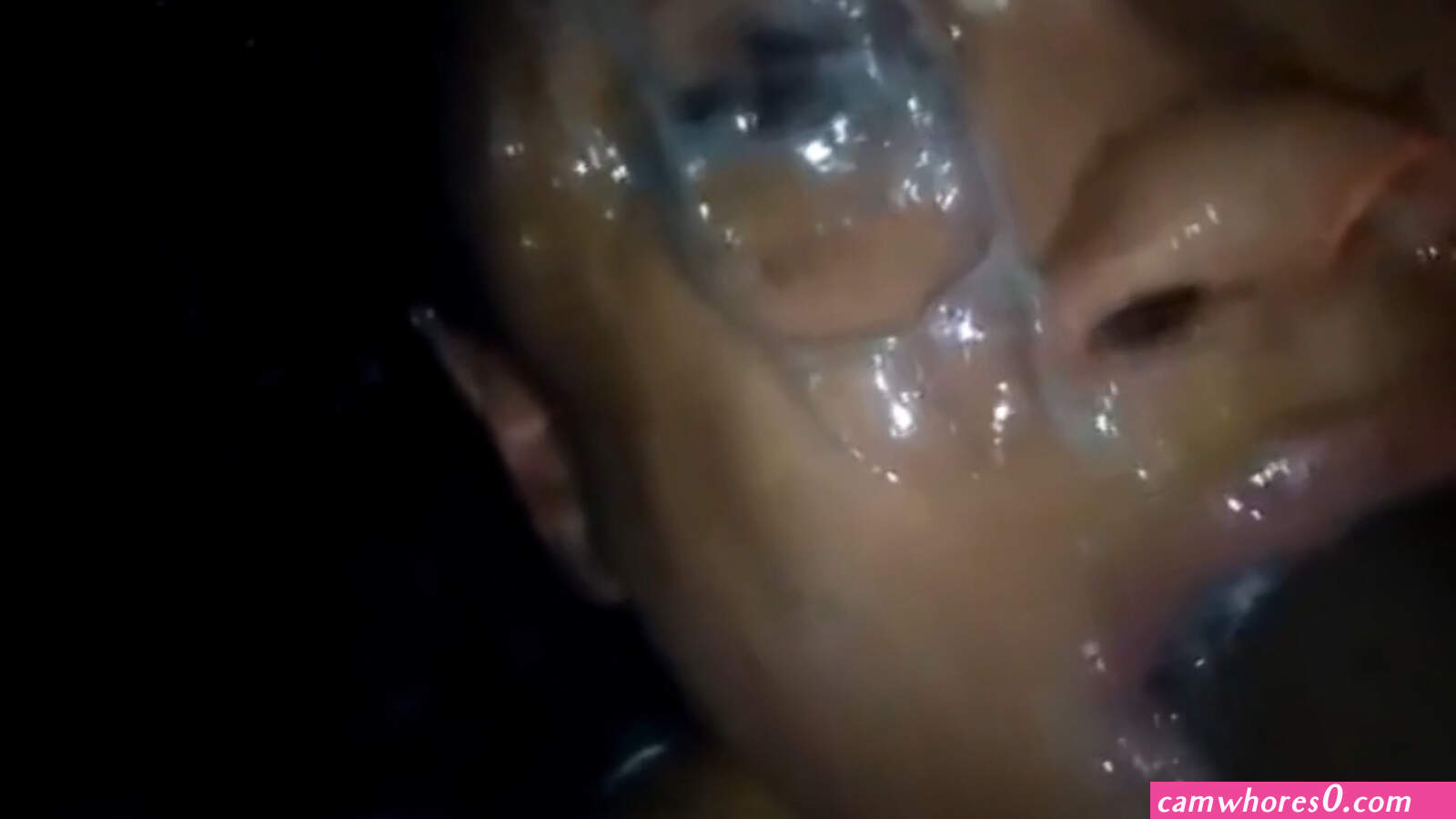 Ebony extreme throatfuck